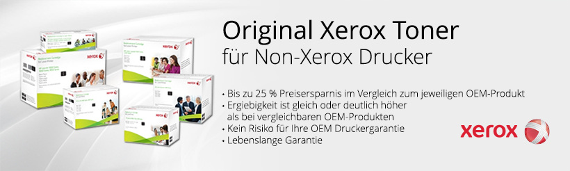 Original Xerox Toner für Non-Xerox Drucker